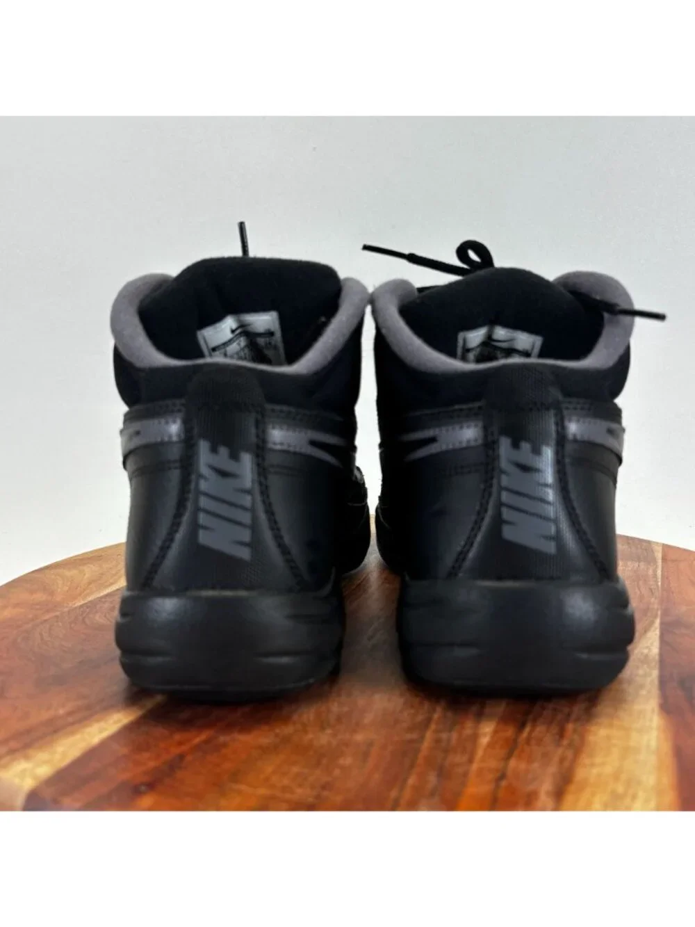 Nike Mens Size 8 The Overplay VII 511372-010 Black Basketball Shoes Sneakers
